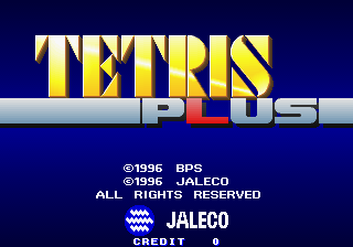 Tetris Plus Title Screen
